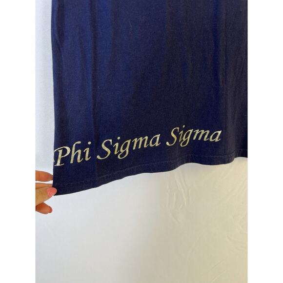 American Apparel Blue T Shirt Dress Size S Made In USA Vintage Preppy - Picture 5 of 10